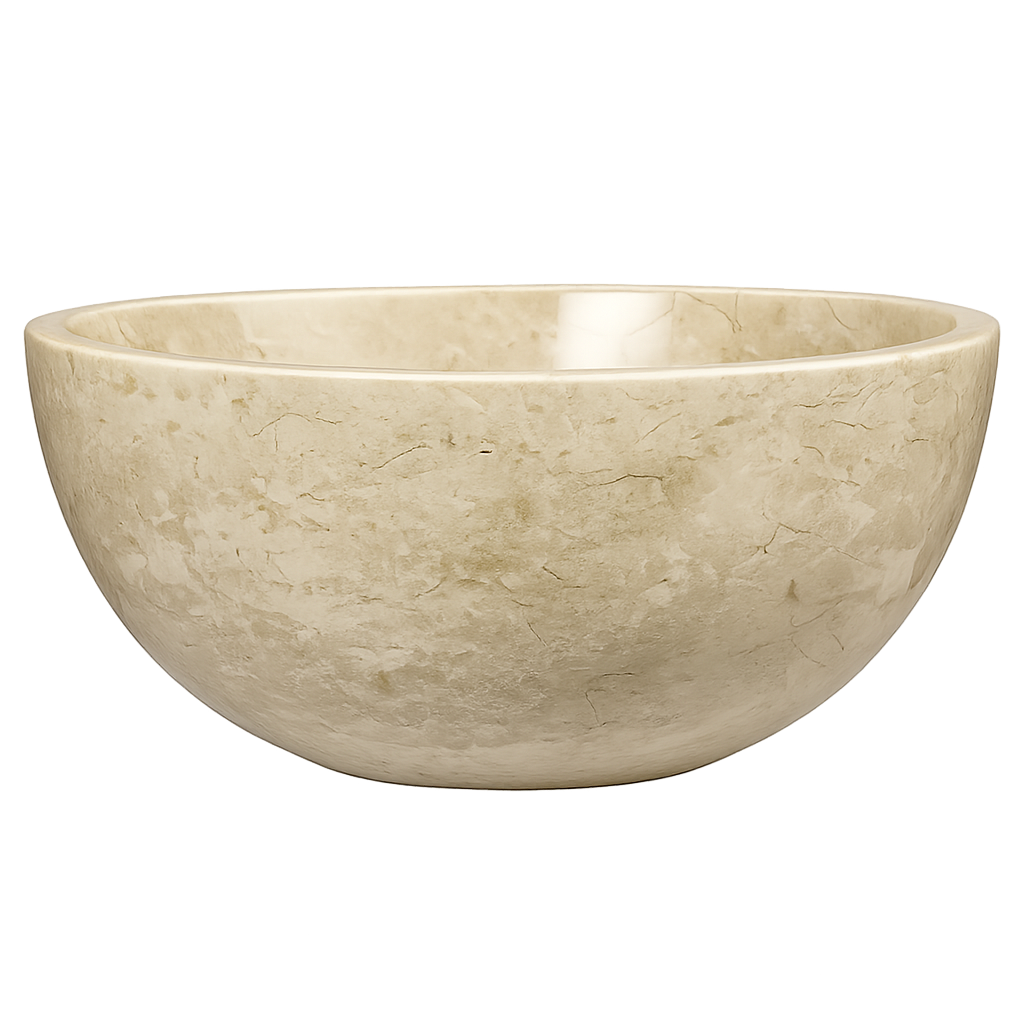 Umywalka marmurowa Lotus Beige "Oval"