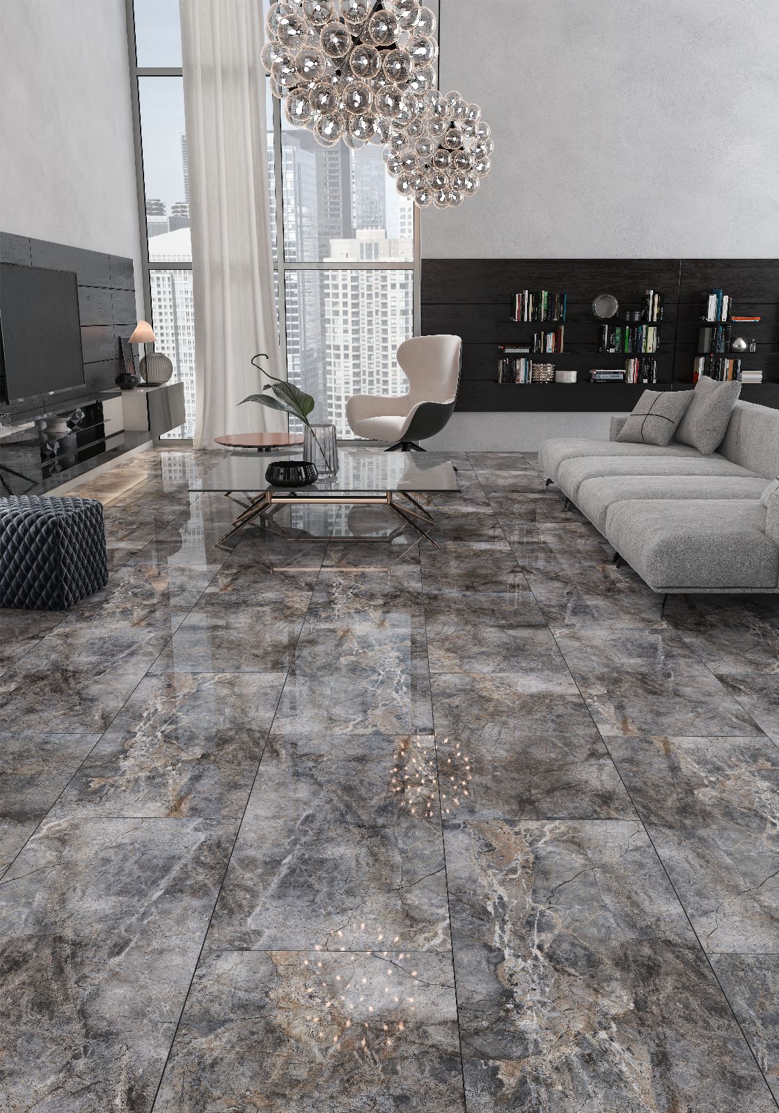 Martins Dark Full Lappato 60x119,5x0,9 cm
